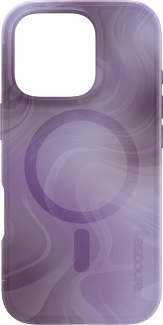 Kapak Incase Halo Fitted Hard Shell me MagSafe për iPhone 16 Pro, që e mbron nga rënia deri në 3 metra, Oil Slick Lilac