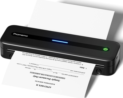 Letër termike Phomemo Thermal Paper, 216mm, set me 2 rrotulla, e bardhë