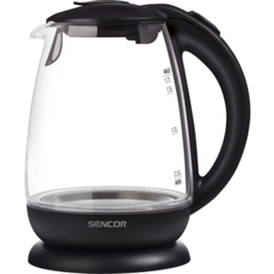 Vlues uji Sencor SWK 1785BK, 1.7 l, i zi/transparent