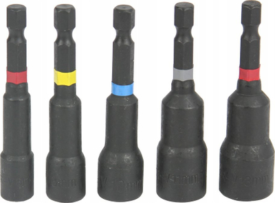 Set bitash dhe soketash, 13 copë, çelik krom vanadium