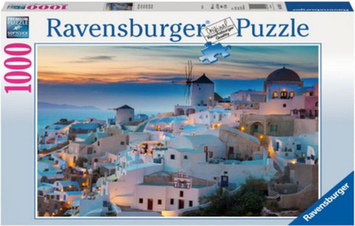 Lodër puzzle Ravensburger Santorini 196111, 1000 elemente