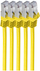 Set kabllosh rrjeti Shiverpeaks BS75515-Y-SET5, Cat.7, 5m, RJ-45, e verdhë