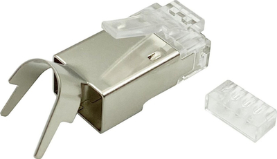 Prizë rrjeti Lanview RJ45 STP, Cat6a, metal
