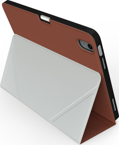 Këllëf folio për iPad JCPal SlimFlex, 10.9\" gjenerata 10 dhe 11\" gjenerata 11, me vend për Pencil, kafe gri