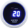 Matës temperature uji Depo DBL 52mm, ekran dixhital, dritë blu