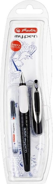 Stilolaps me bust Herlitz my.pen, majë M, ergonomik, zi e bardhë