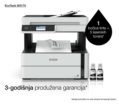 Bojë printeri Epson EcoTank, shishe BK, e zezë