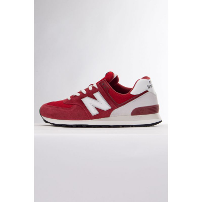 Atlete New Balance 574, të kuqe me të bardhë