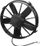 Ventilator ftohës SPAL 305mm, high performance, thithës, i zi