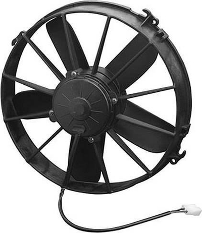 Ventilator ftohës SPAL 305mm, high performance, thithës, i zi