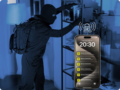 Kamerë e brendshme Baseus P1 Pro 3K, Wi‑Fi, 360°, e bardhë