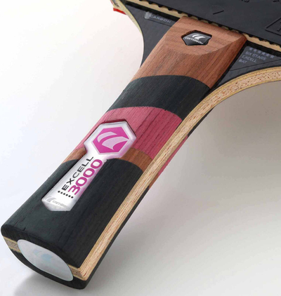 Ракета за пинг-понг Cornilleau Excell Carbon 3000, сунѓер 2.0mm, офанзивна