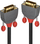 Kabllo DVI-D Lindy Dual Link, 1m, gri