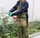 Përparëse kopshti Garden Apron, Oxford 600D, rripa të rregullueshëm, e gjelbër