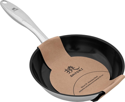 Tigan Shiori, çelik inox 304, me shtresë qeramike, 20 cm, për induksion