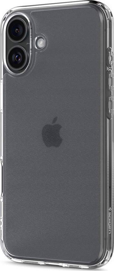 Kapak telefoni Spigen Ultra Hybrid, për iPhone 16, transparent, Frost Clear