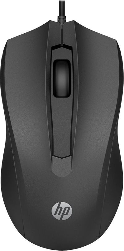 Mouse me kabllo HP 100 6VY96AA, USB, optik, i zi