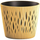 Vazo lulesh plastike Sandy Round, 22.5 cm, bezhë