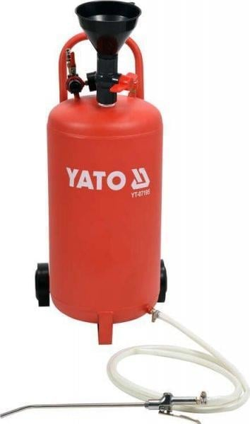 Mbushës vaji me ajër të kompresum YATO YT-07195, bidon 20L, me rrota, i kuq