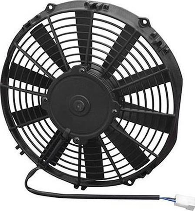 Ventilator ftohës SPAL 280mm suction, për radiator, i zi