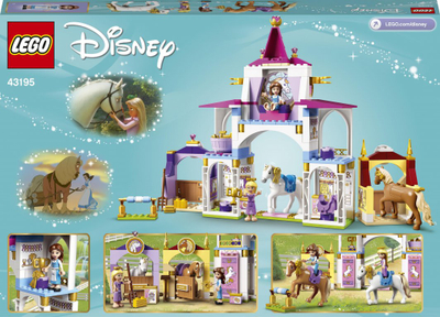 Set lodër Lego Disney Belle and Rapunzel's Royal Stables (43195), 239 elemente