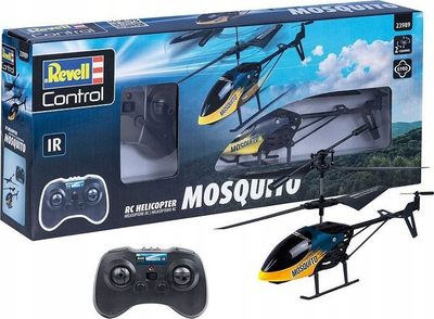 Хеликоптер со далечински управувач Revell Control Mosquito, 2 канали IR, жироскоп, црно жолт