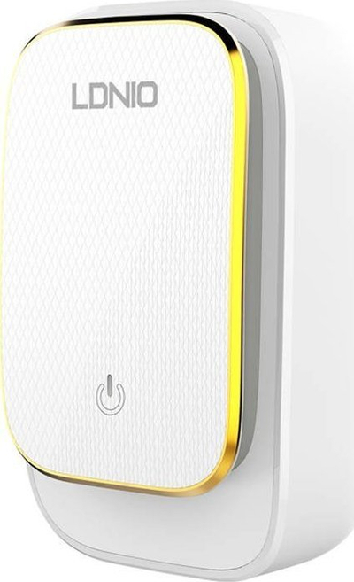 Karikues muri LDNIO A4405, 4 porta USB 4.4A, dritë nate LED, i bardhë