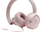 Kufje JBL Tune 500, rreth veshit, 3.5mm, me mikrofon, rozë