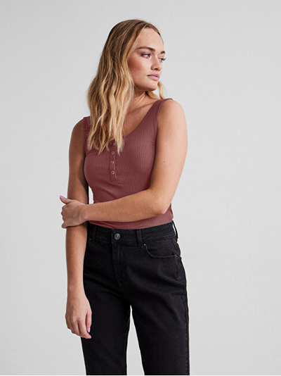 Maicë Pieces PCKITTE Slim Fit, rozë