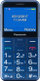 Telefoni Panasonic KX-TU155, ekran me ngjyra, tastierë me butona të mëdhenj, blu