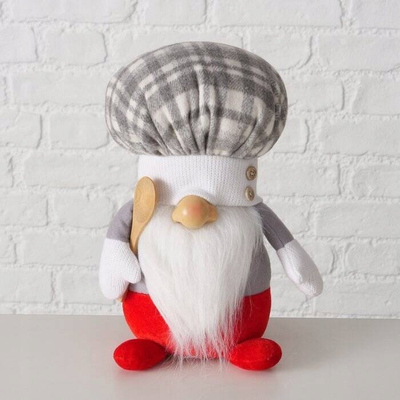 Figurinë prej stofi dekorative Cooky Chef, 28 cm, shumëngjyrëshe