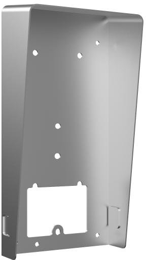 Strehë mbrojtëse për videointerfon Hikvision DS-KV9503-WBE1 DS-KABV9503-RS, montim sipërfaqësor, material çelik SECC, gri