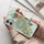 Kapak telefoni Guess GUHMP16XHFWBDCEN, iPhone 16 Pro Max 6.9", MagSafe, jeshile me lule