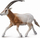 Figurinë kafshe Collecta Gazelle Oryx, model 004-88637, shumëngjyrëshe