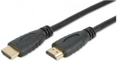 Kabllo Techly HDMI - HDMI, 0.5m, e zezë