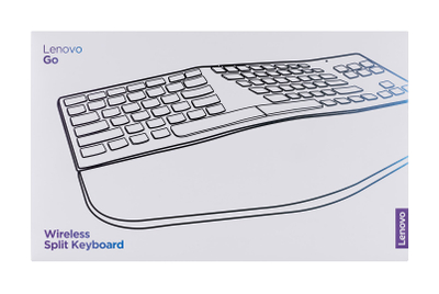 Tastierë Lenovo Go Wireless Split, RF Wireless, e hirtë