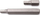 Bit 6‑këndor RockForce H12x30 mm, shank 10 mm, metalik