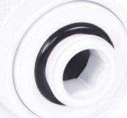 Lidhëse ujëftohëse Alphacool Eiszapfen PRO G1/4, për tuba 16mm, set 6 copë, të bardha