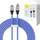 Kabllo USB Baseus USB C në Lightning, 2 m, e zezë