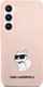 Mbulesë telefoni Karl Lagerfeld KLHCS23MSNCHBCP, për Samsung Galaxy S23 Plus, silikon, rozë