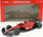 Maket makine Bburago Ferrari F1-75 Sainz 1:18, model die-cast, me helmetë, i kuq
