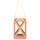 Fener dekorativ FENT HM4581, dru teak, 20x20x30-58cm, natyral