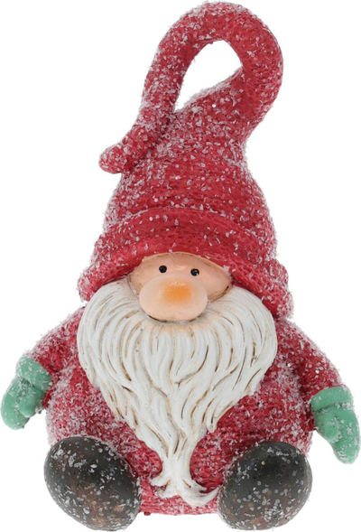 Dekor Krishtlindjesh Elf, 14 cm, plastikë, i kuq