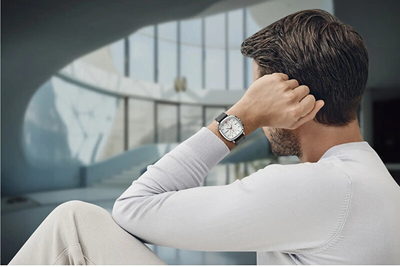 Orë dore për burra Wenger Vintage Classic Chrono, e zezë