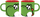 Filxhan Pyramid Super Mario Yoshi, 315ml, stil campfire, shumëngjyrësh