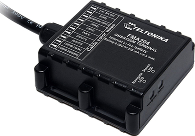 GPS gjurmues Teltonika FMB204, IP67, Bluetooth, i zi