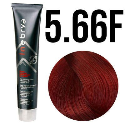 Ngjyrë për flokë Inebrya  5/66F, e kuqe, 100ml