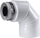 Adapter oxhaku SpiroFlex 60/100 në 80/125, 90°, i bardhë