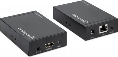 Extender HDMI Manhattan 4K over Ethernet, deri 50 m, me IR, i zi