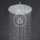 Dush sipër‑kokës Grohe Euphoria 260, 26 cm, 3 mënyra spërkatjeje, krom